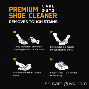 vit sneaker renare sko skyddande spray sko vård
